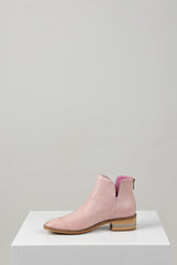 FOLSOMS ANKLE BOOT BLUSH PINK LEATHER