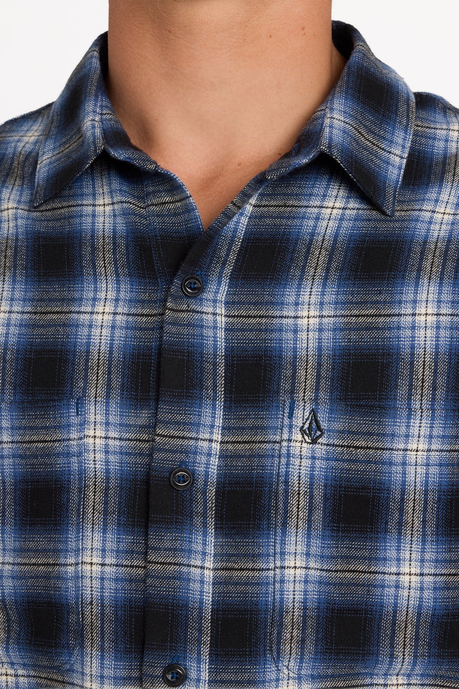 Psycho Flannel Shirt Light Navy