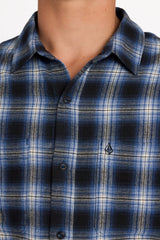 Psycho Flannel Shirt Light Navy