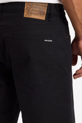 Modown Canvas 5 Pocket Short Black