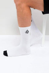 Full Stone Crew Socks 3pk White