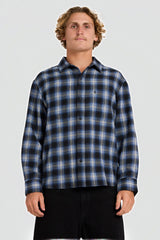 Psycho Flannel Shirt Light Navy