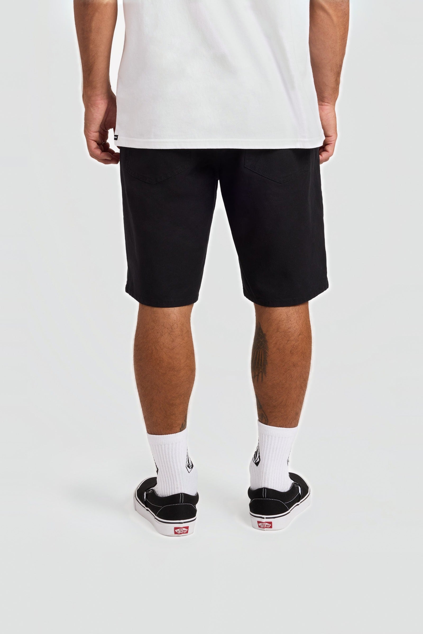 Modown Canvas 5 Pocket Short Black
