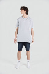 Solid Tee Grey Marle