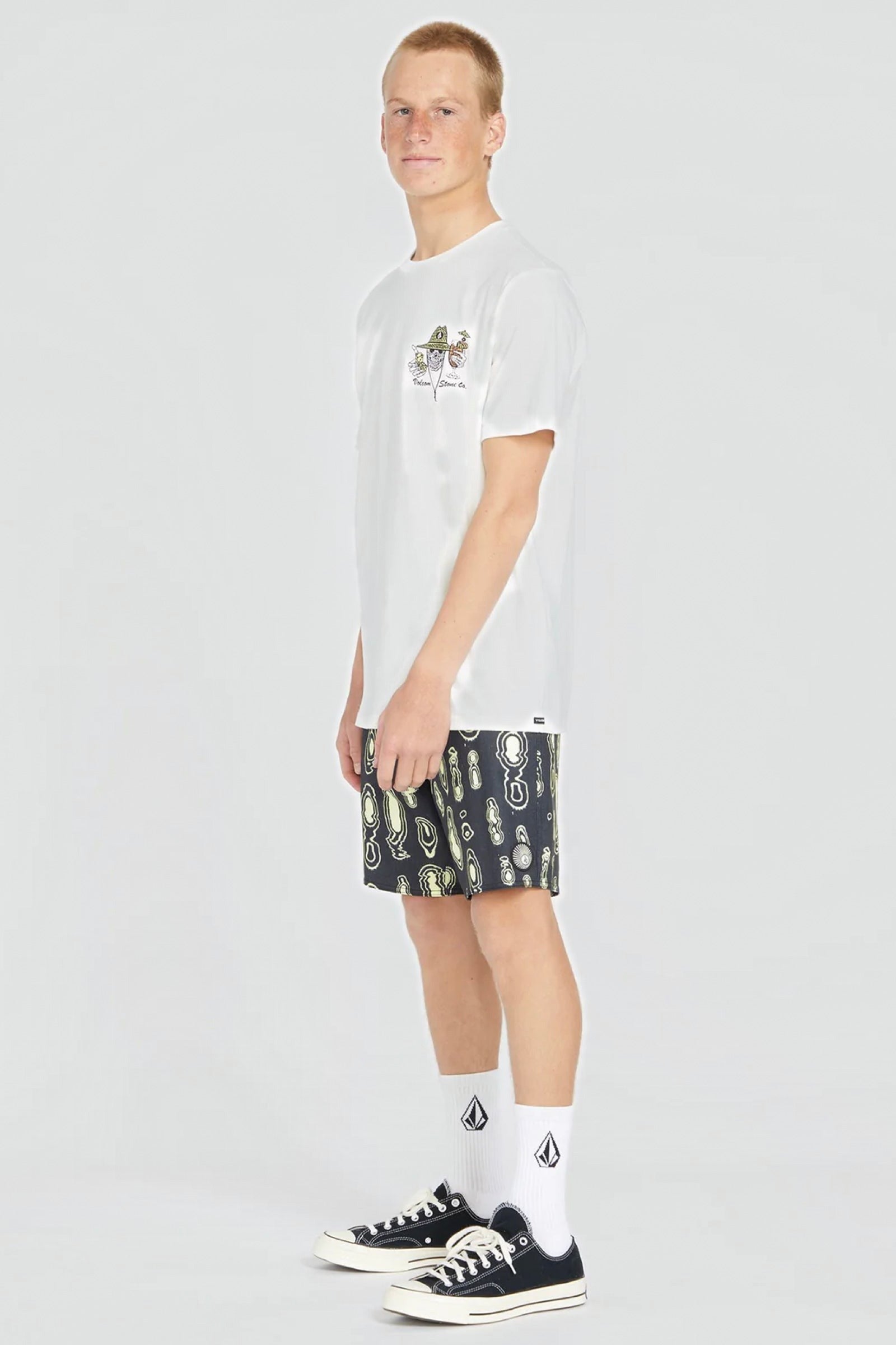 Shaken Stirred Stoney 19" Boardshort Black