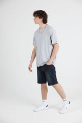 MENS SOLID TEE - GREY MARLE (2FOR60)