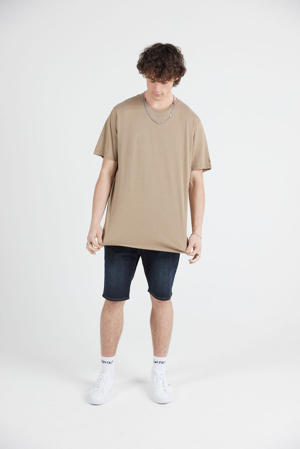 MENS SOLID TEE - DESERT TAUPE (2FOR60)
