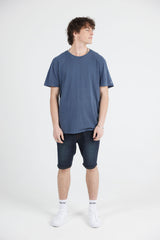MENS WASH SOLID TEE - NAVY (2FOR60)