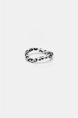 WAVEY BAND RING - LEOPARD